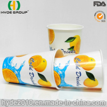 12 Oz Cold Drinking Paper Cup with Shiny/ Gloss Printing